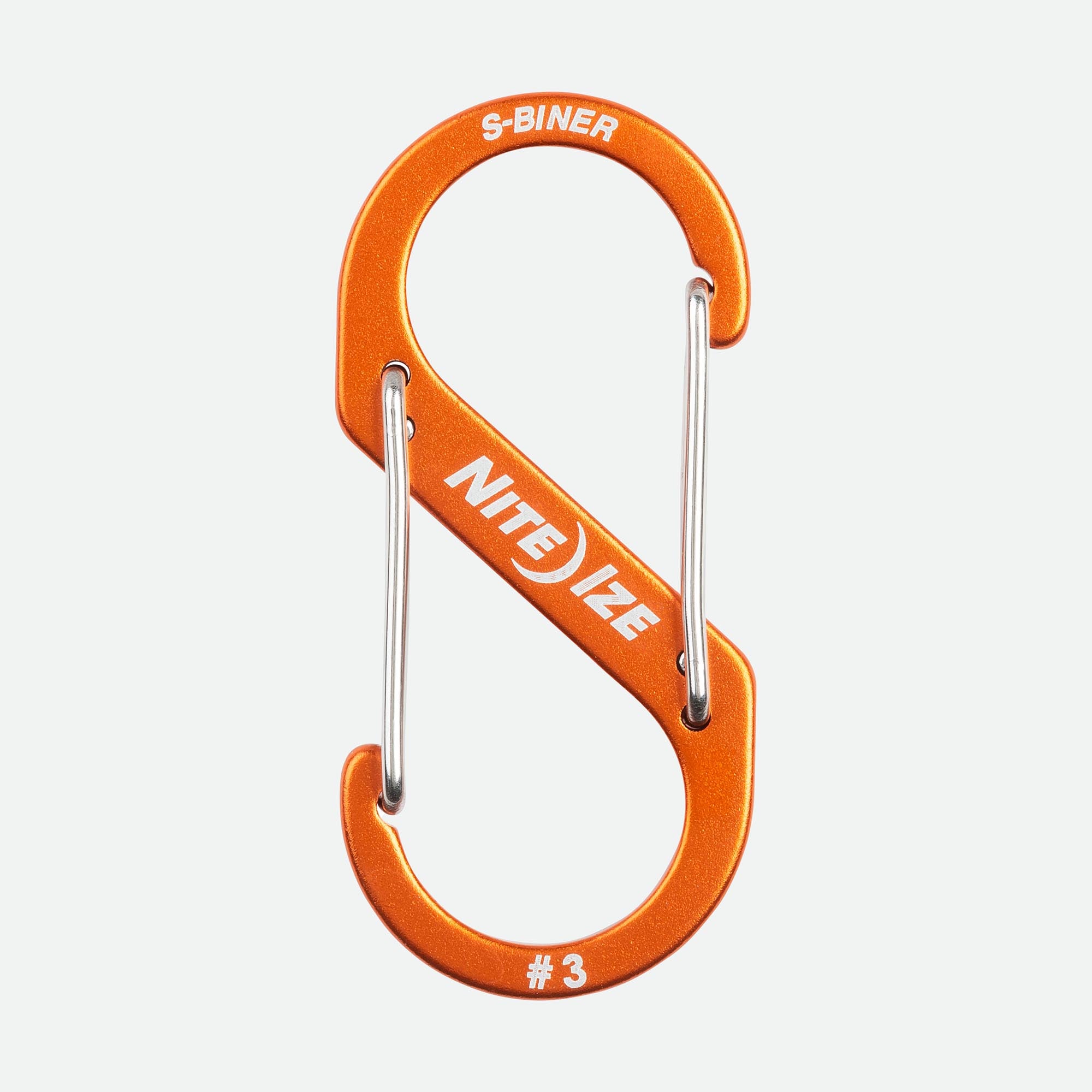 Nite Ize S-Biner® Aluminum Dual Carabiner - Orange - Hero image