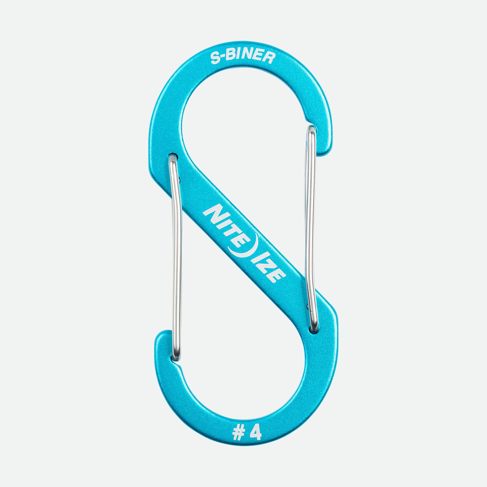 S-Biner® Aluminum Dual Carabiner - #4 Blue