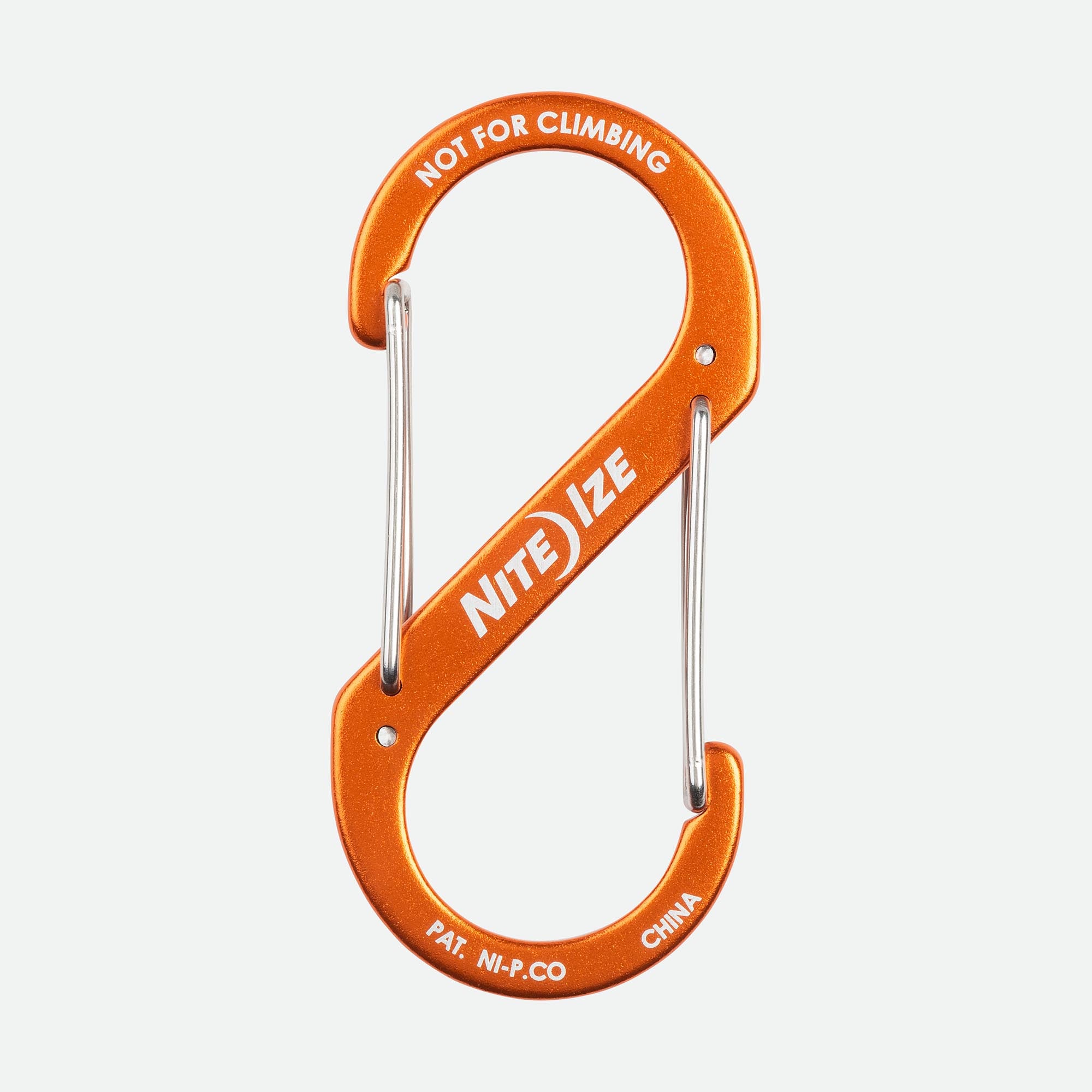 S-Biner® Aluminum Dual Carabiner - #4 Orange