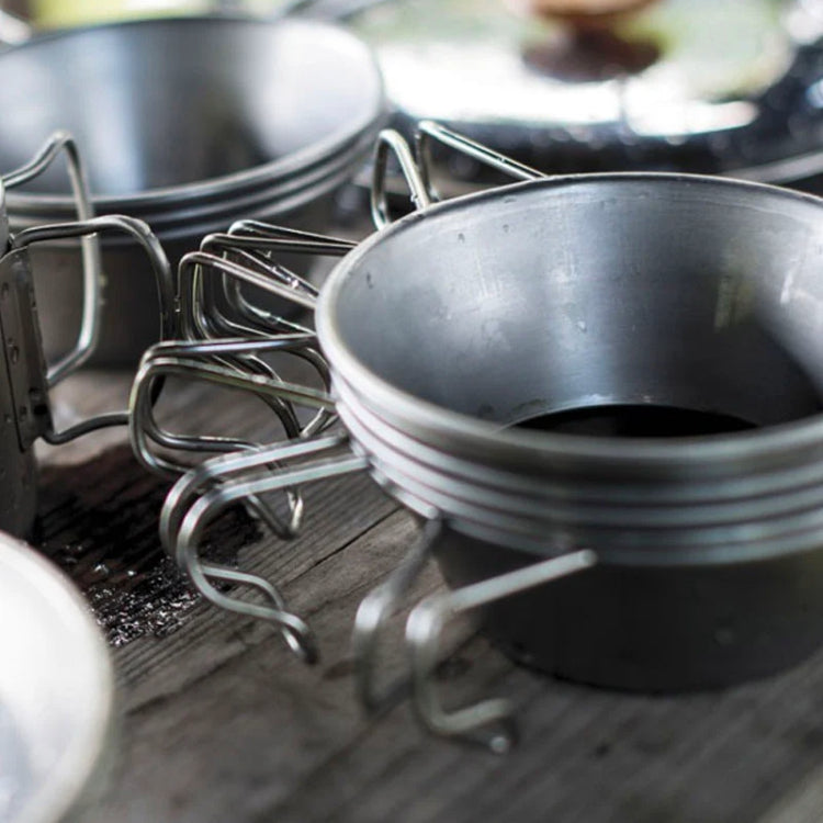 Snow Peak Stainless Steel Sierra Cup - Lifestyle Image