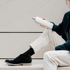 Slim Stainless Steel memobottle - Satin - Lifestyle image