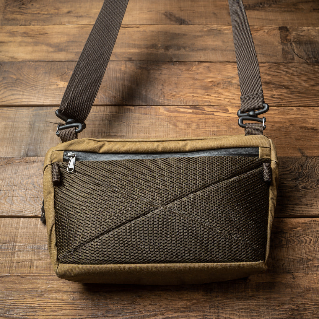 Wotancraft Sling Pouch 3.5L Upgrade - Khaki Brown Canvas