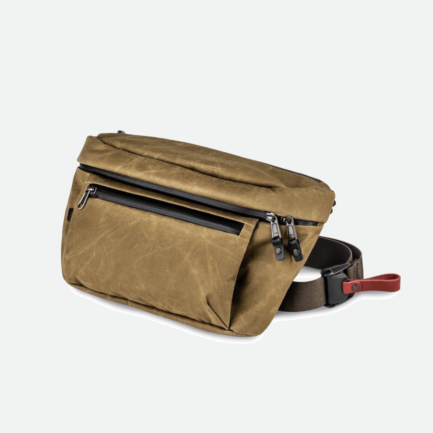 Wotancraft Sling Pouch 3.5L Upgrade - Khaki Brown Canvas