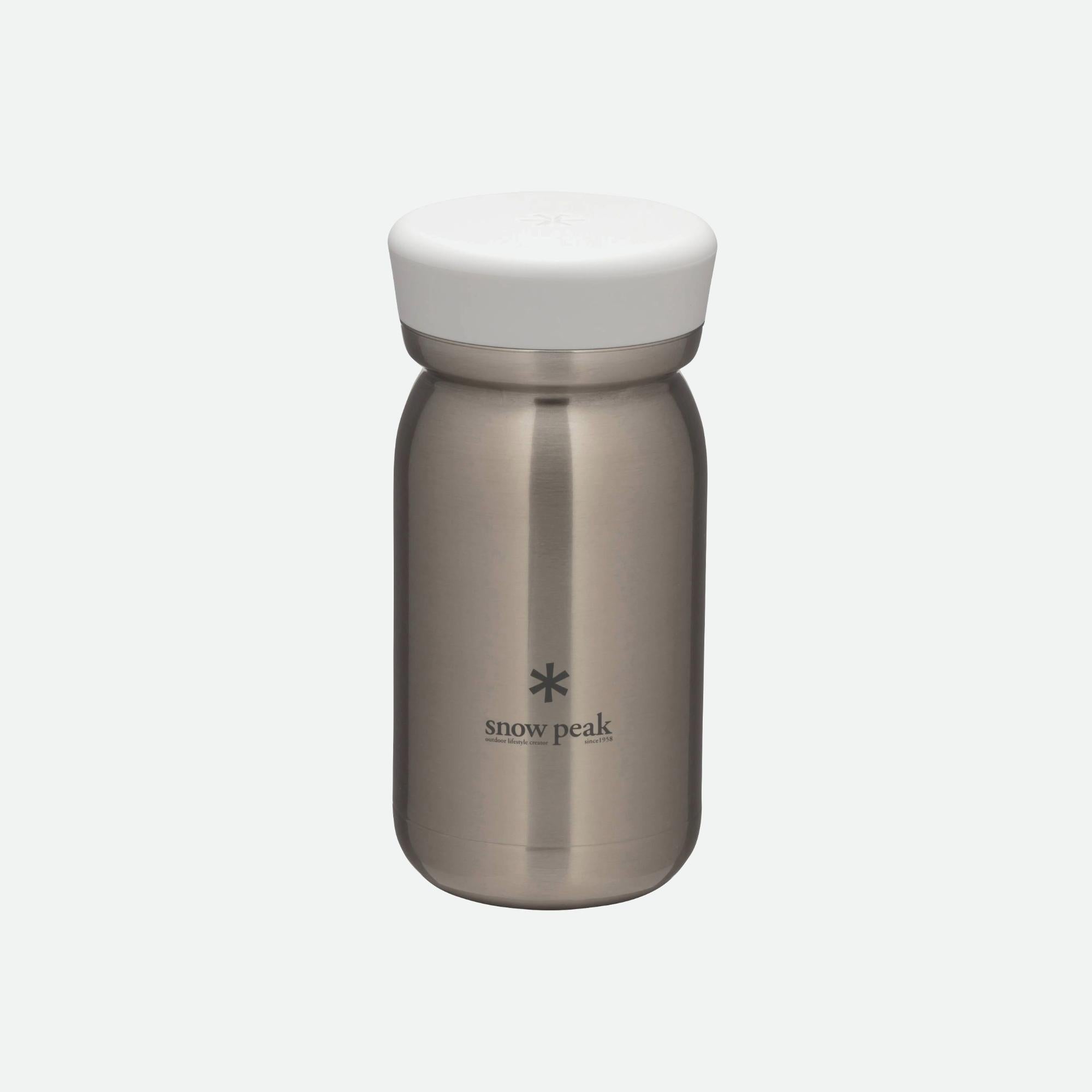 Snow Peak Milk Bottle in 350ml - Stainless Steel