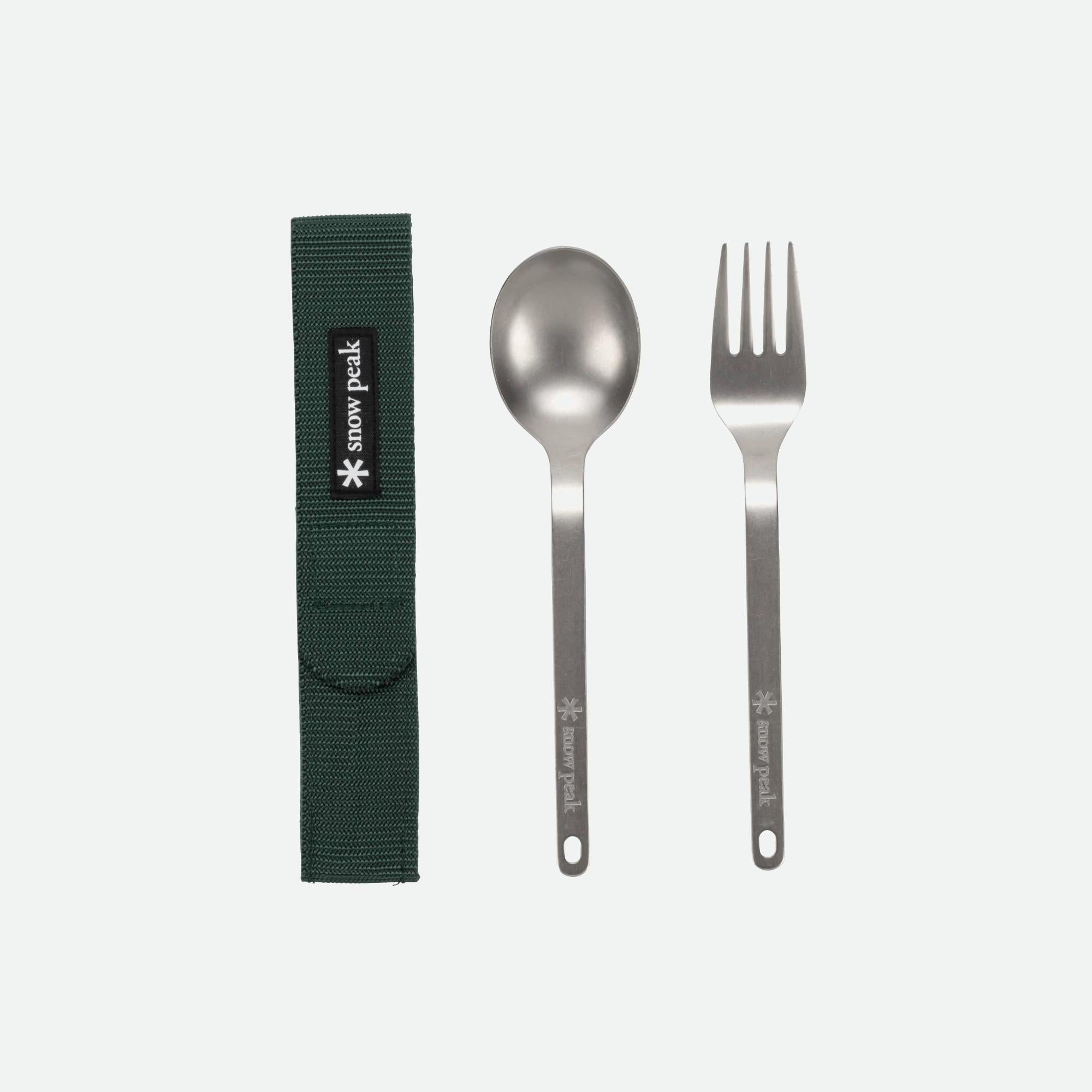 Snow Peak Titanium Fork & Spoon Set