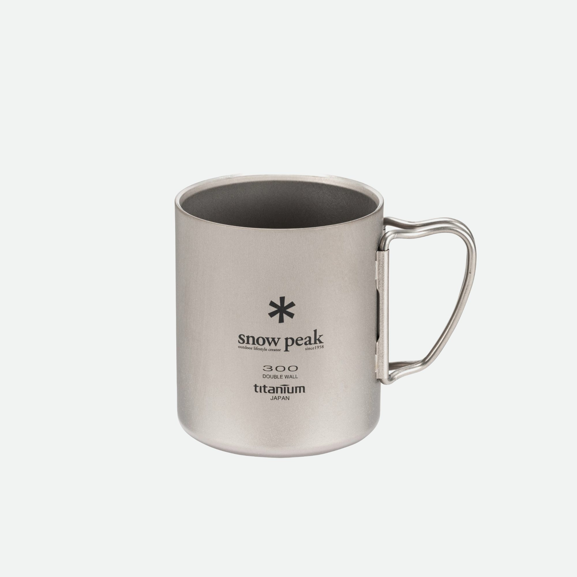 Snow Peak Ti-Double 300 Mug - Hero Image