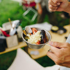 Snow Peak Stainless Steel Sierra Cup - Lifestyle Image