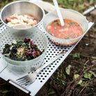 Snow Peak Titanium Fork & Spoon Set - Lifestyle Image