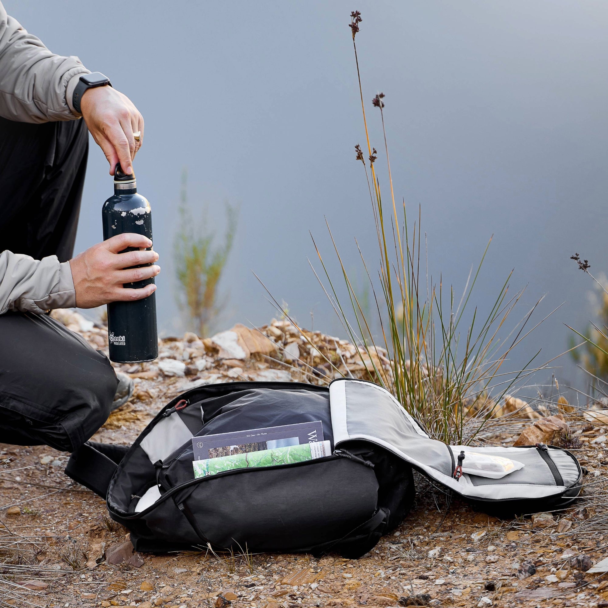 Bellroy Venture Travel Pack 26L - Jet Black (Leather Free) - Lifestyle Image