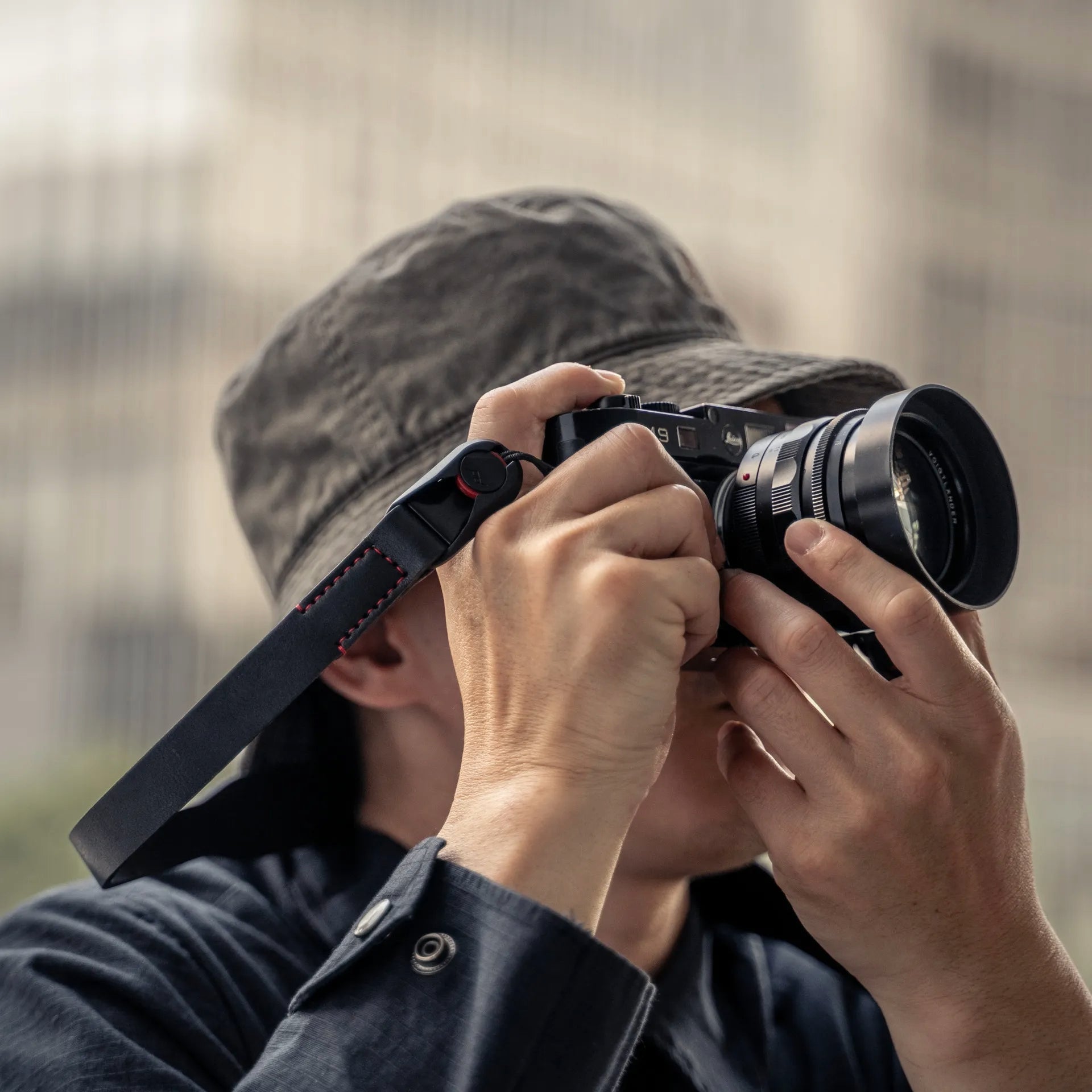 Wotancraft Premium Handcrafted Double-Sided Leather Strap Tapered (Peak Design Anchor Link) - 002