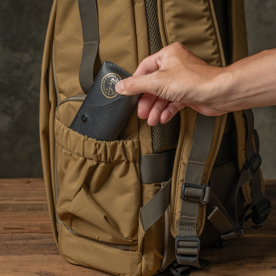 Wotancraft "New Pilot" Travel Camera Backpack 18L - Khaki Brown Canvas