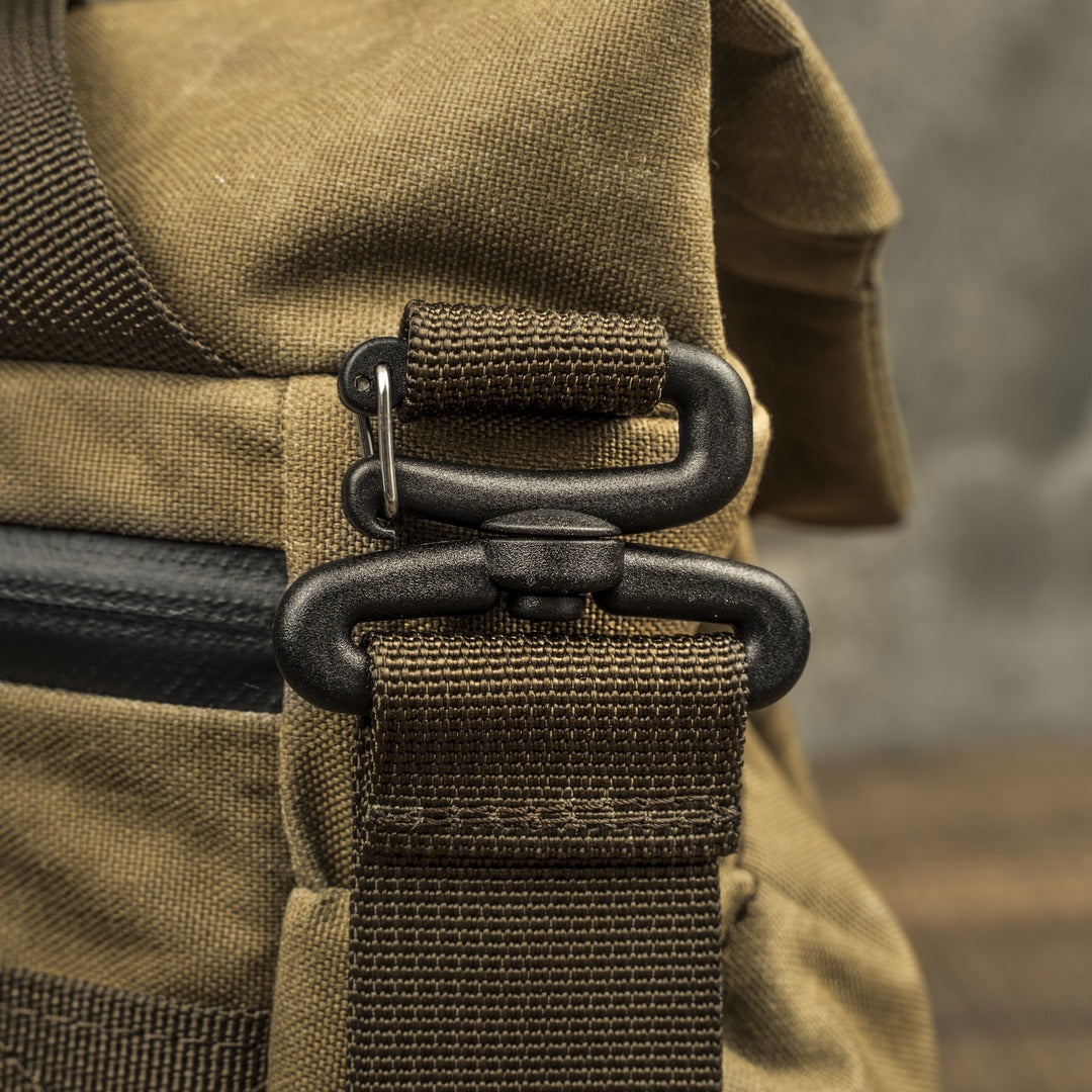 Wotancraft "Pilot" Travel Camera Bag 10L Upgraded - Khaki Brown Canvas