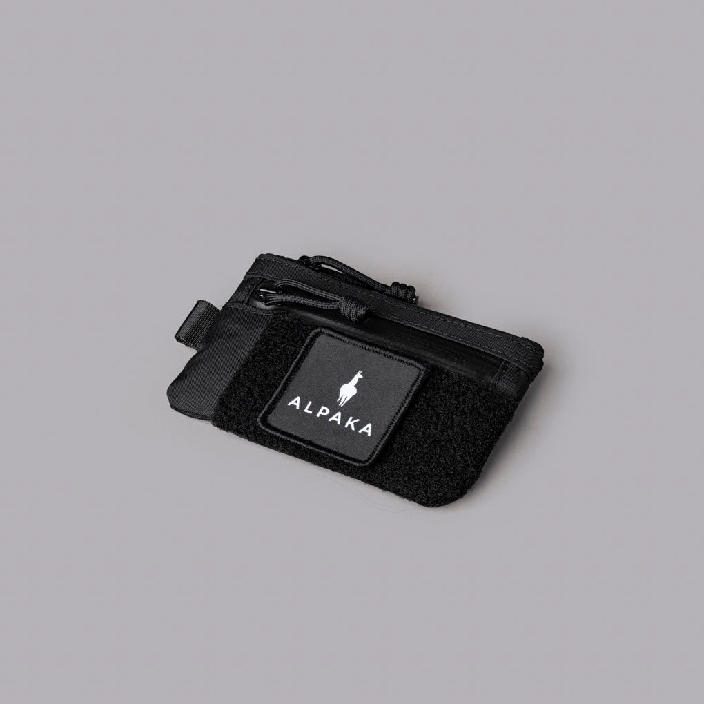 Alpaka Gear Zip Pouch Pro - Hook & Loop - X-Pac® VX21 Black