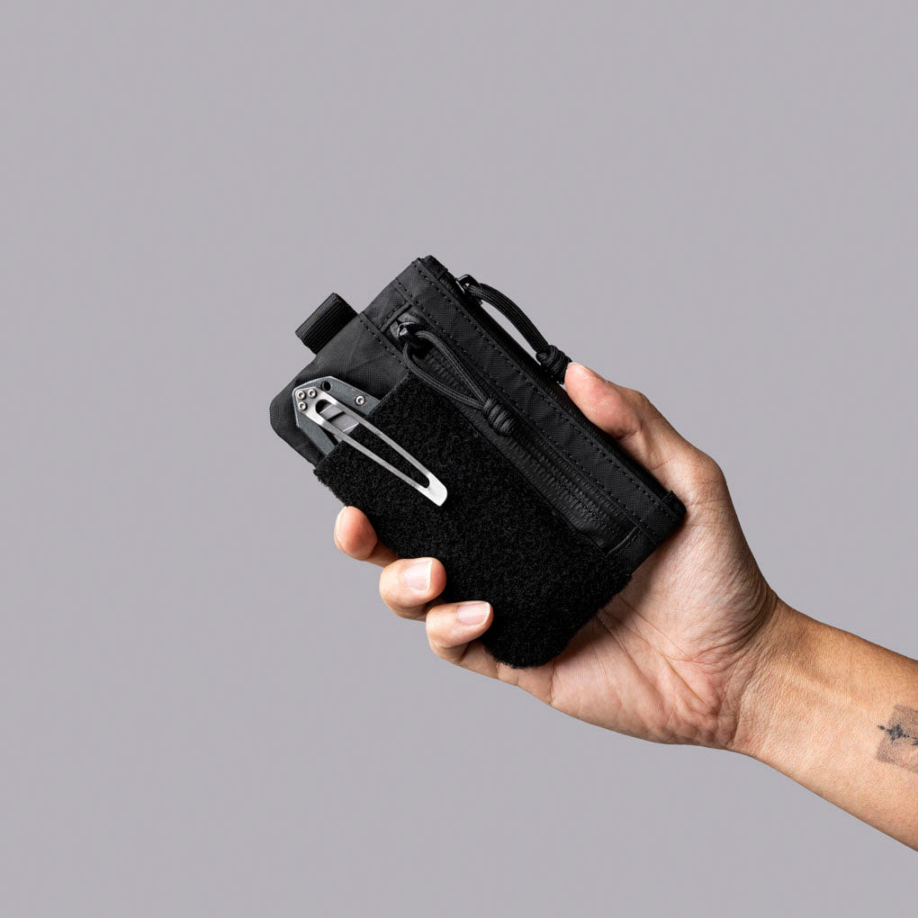 Alpaka Gear Zip Pouch Pro - Hook & Loop - X-Pac® VX21 Black