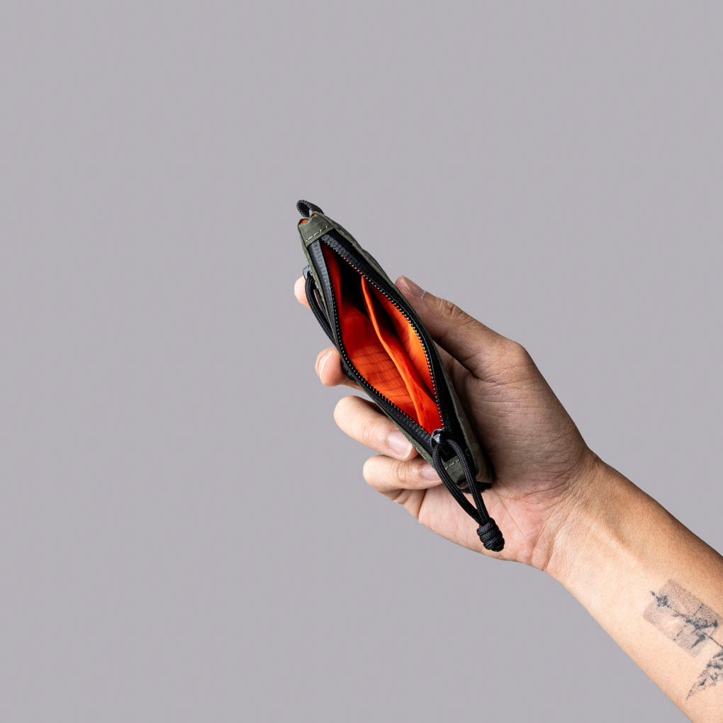 Alpaka Gear Zip Pouch Pro - Hook & Loop - X-Pac® VX21 Dark Green