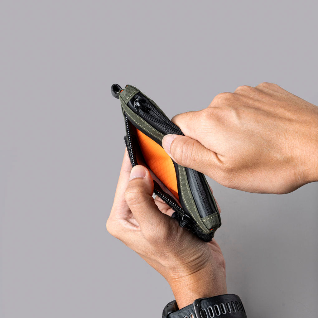 Alpaka Gear Zip Pouch Pro - Hook & Loop - X-Pac® VX21 Dark Green