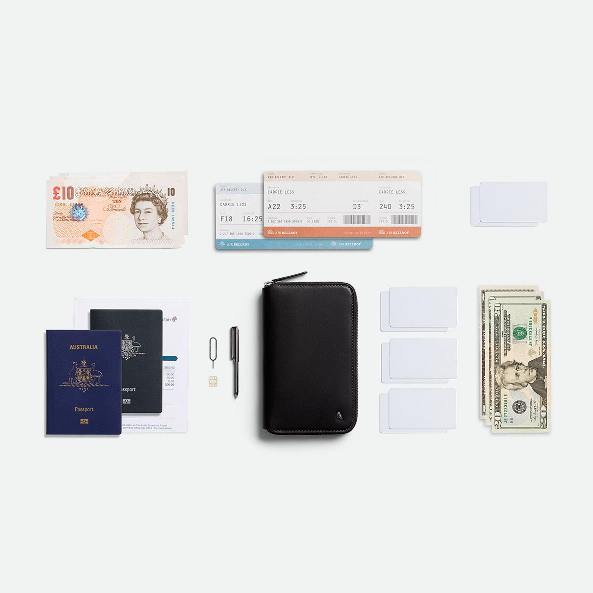 Bellroy Travel Folio - Black