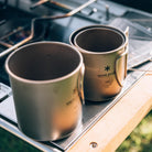 Snow Peak Ti-Single 300 Cup - Lifestyle Image