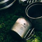Snow Peak Ti-Single 300 Cup - Lifestyle Image