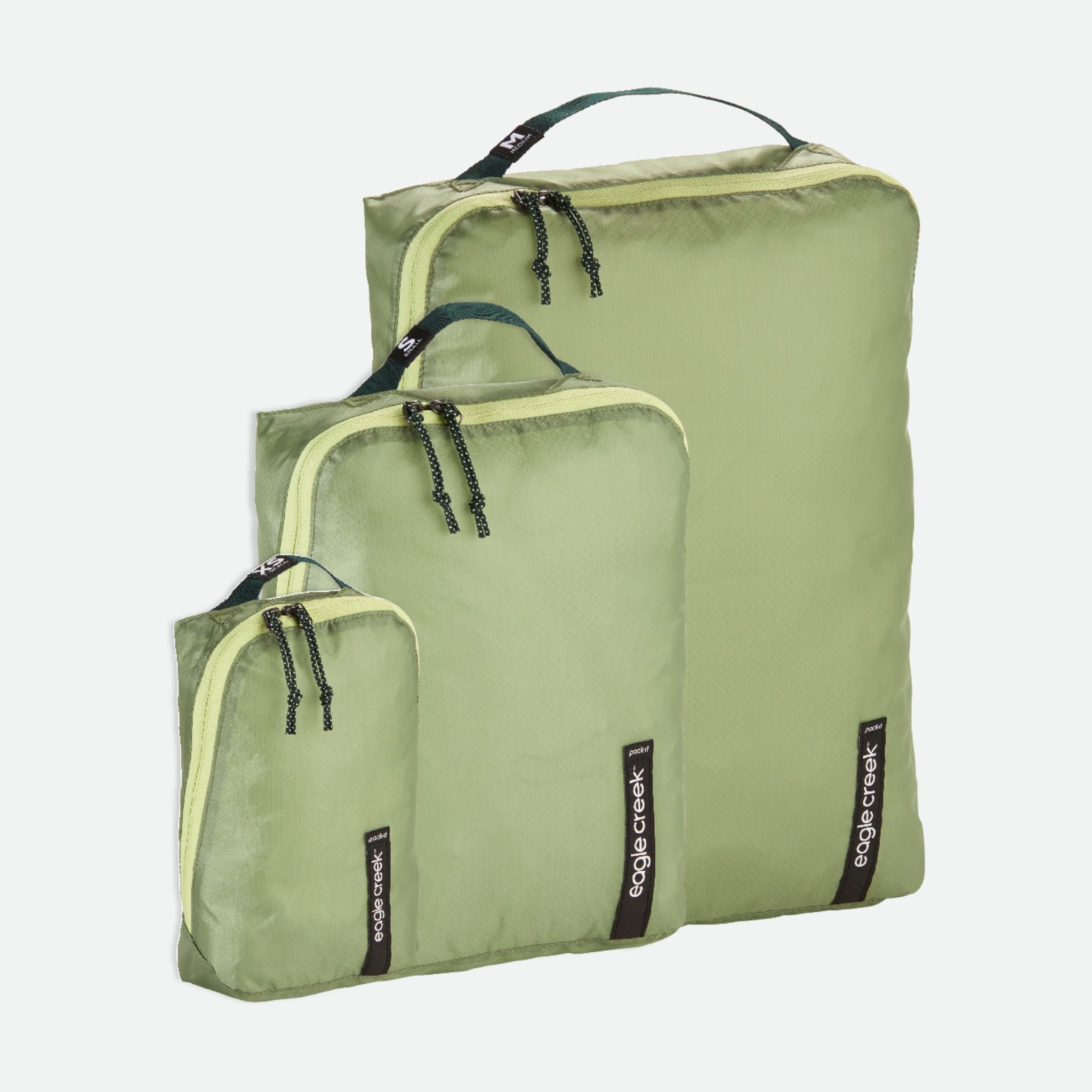 Eagle Creek Pack-It™ Isolate Cube Set XS/S/M Mossy Green