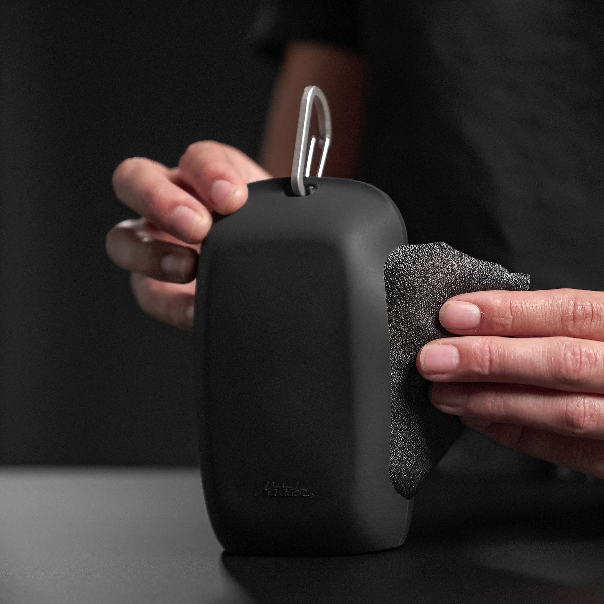 Matador Charcoal NanoDry Packable Shower Towel