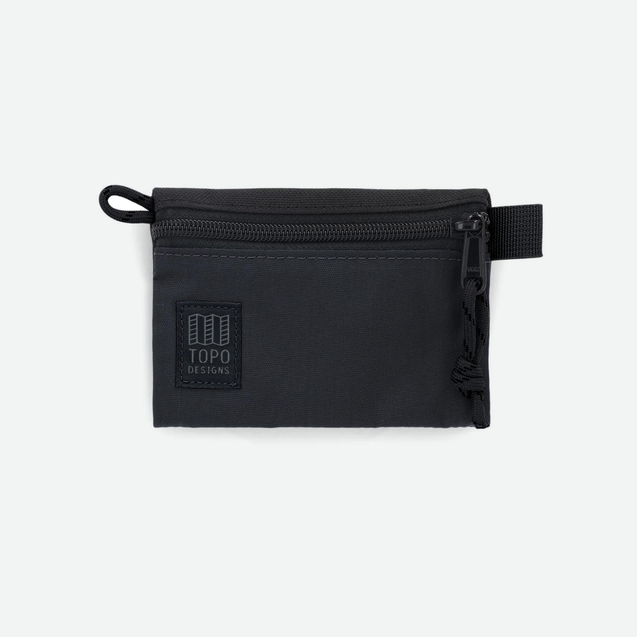 Topo Designs Accessory Bag Micro Black/Black