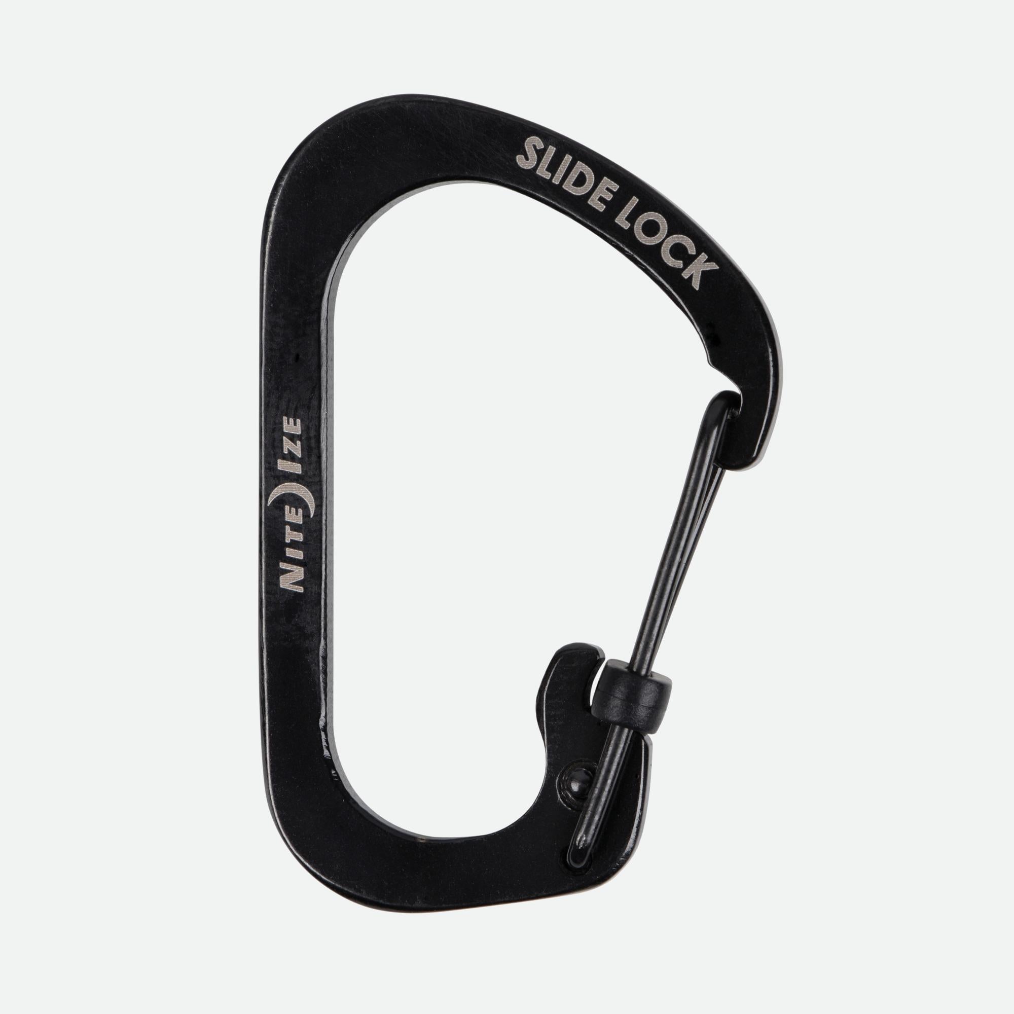 Nite Ize SlideLock® Carabiner Stainless Steel - #2 Black
