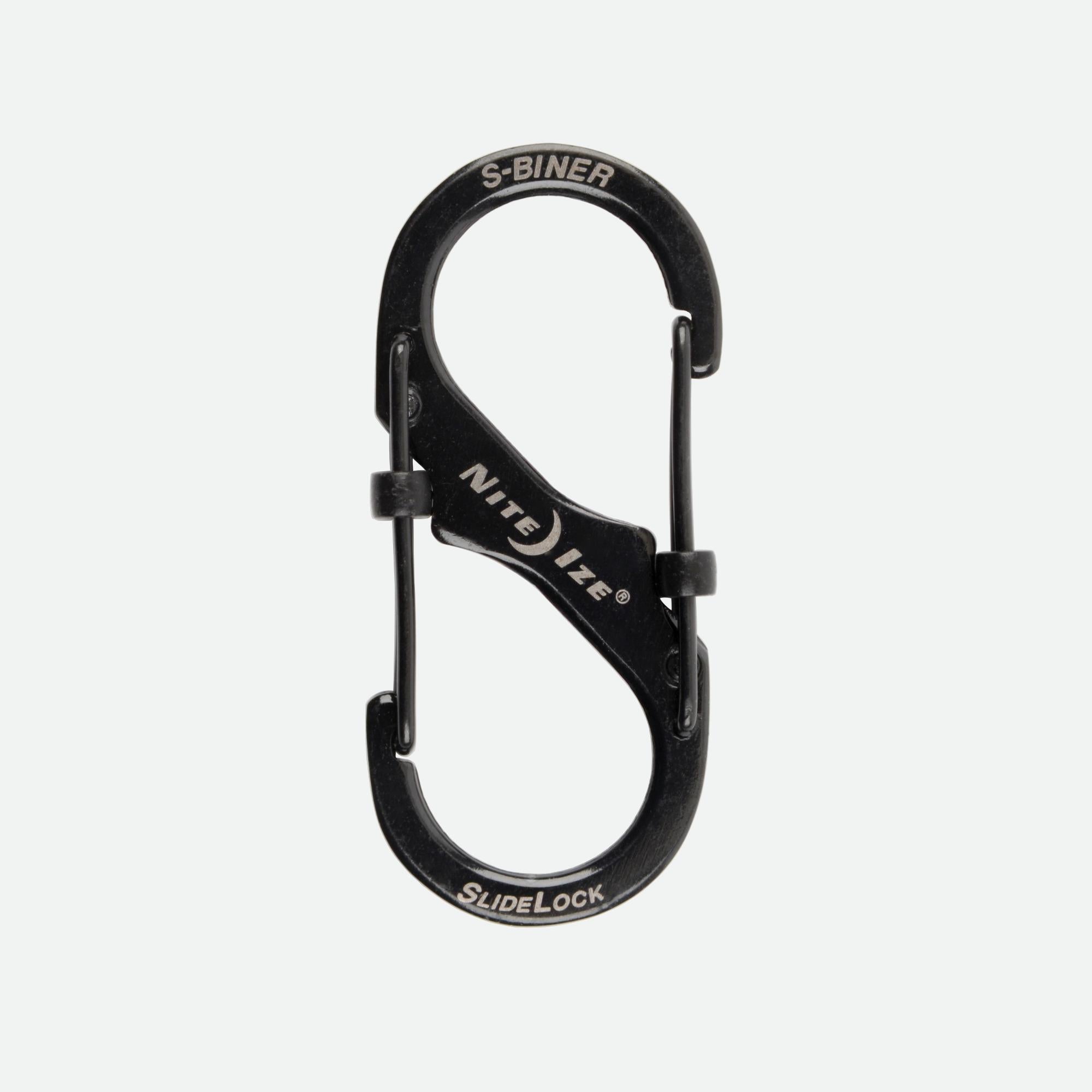 Nite Ize S-Biner® SlideLock® Stainless Steel #2 - Black