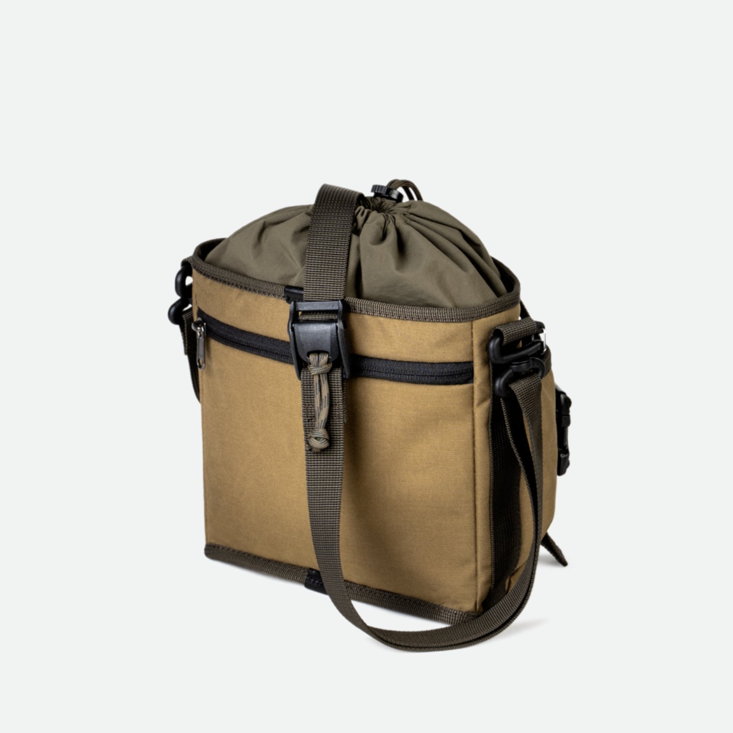 Wotancraft Canteener EDC Utility Sling Bag 3.5L - Khaki Brown Canvas