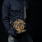 Wotancraft Canteener EDC Utility Sling Bag 2L - Khaki Brown Canvas