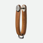 Orbitkey Key Organiser Crazy-Horse - Chestnut Brown with Brown Stitching