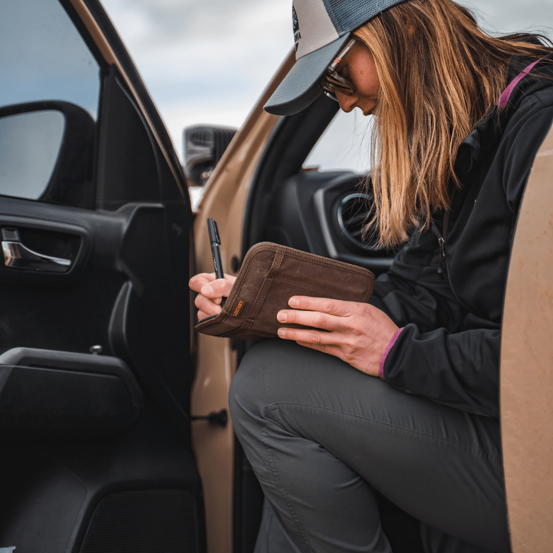 Lochby Pocket Journal - Brown - Lifestyle Image