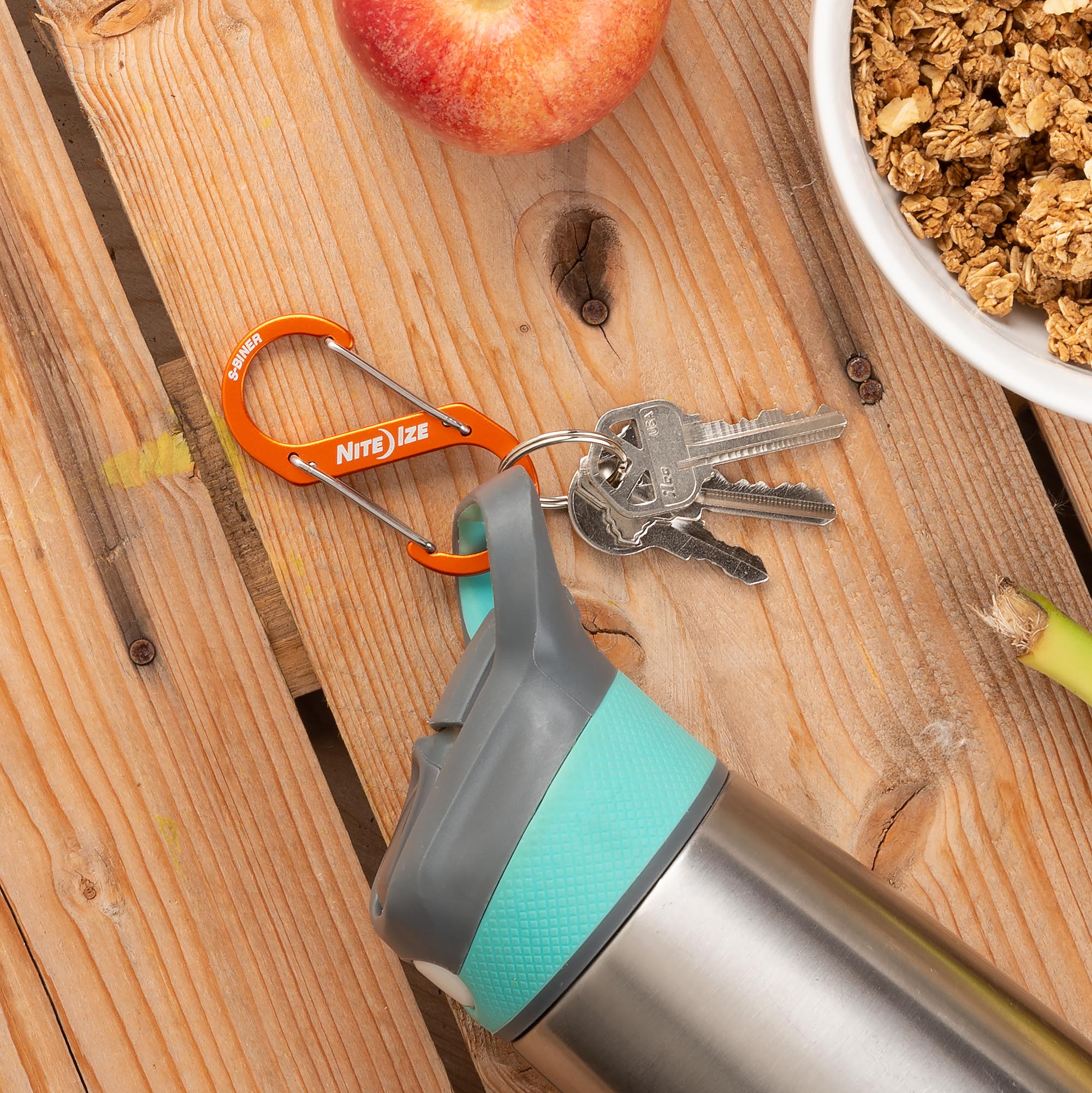 Nite Ize S-Biner® Aluminum Dual Carabiner - Orange