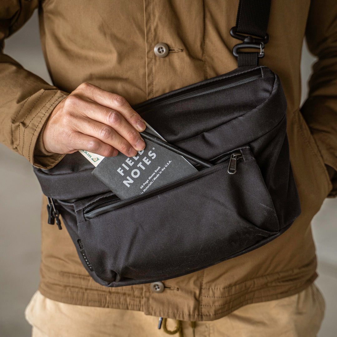 Wotancraft Sling Pouch 3.5L Upgrade - Black Canvas