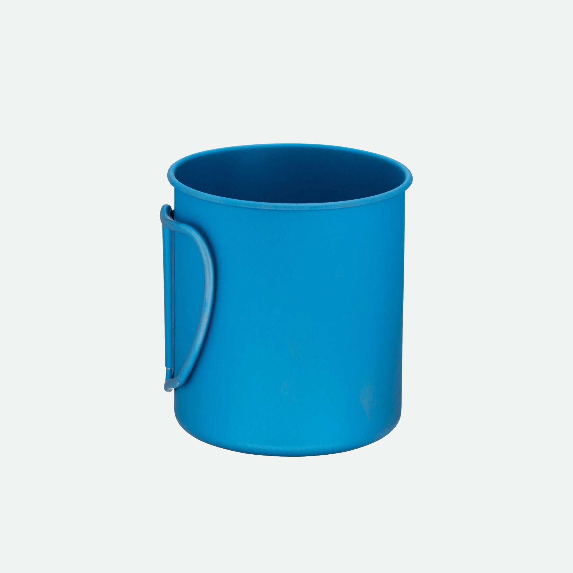Snow Peak Ti-Single 450 Anodized Cup - Blue
