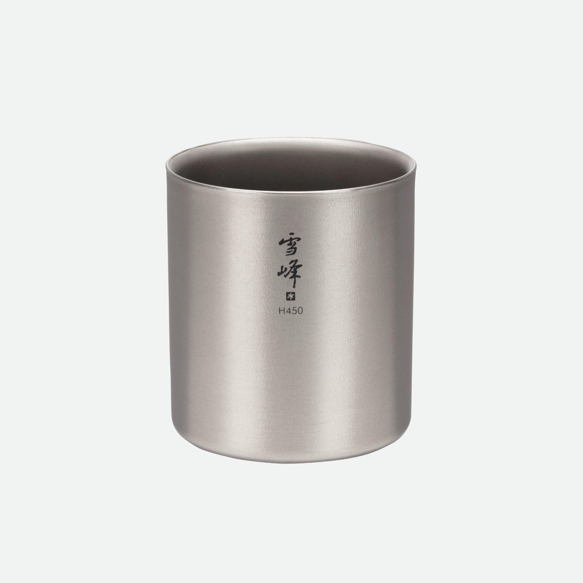 Snow Peak Ti-Double H450 Stacking Mug - Hero Image